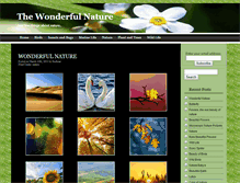 Tablet Screenshot of nature.sprabhu.com